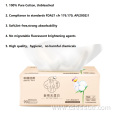 100% Pure Cotton Soft Pack Facial Tissue